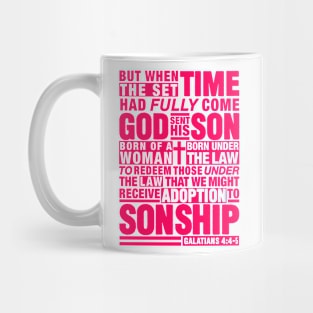 Galatians 4:4-5 Mug